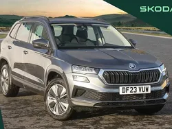 Graphite grey metallic Used 2023 Skoda Karoq SE Drive SUV | £20,495 (Fair price)