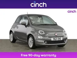 Grey Used 2021 Fiat 500 Dolcevita Hatchback | £9,849 (Fair price)