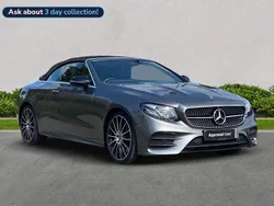 Grey Used 2020 Mercedes E350 AMG Line Premium Plus Cabriolet | £32,499