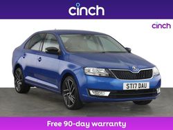 Blue Used 2017 Skoda Rapid Sport Hatchback | £9,299 (Fair price)