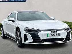 White Used 2023 Audi e-tron GT quattro Comfort Sedan | £47,485 (Super price)