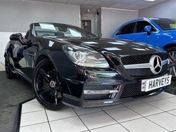 Black Used 2015 Mercedes SLK250 AMG Cabriolet | £9,995 (Fair price)
