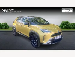 Yellow Used 2022 Toyota Yaris Hybrid Hatchback | £22,099 (Expensive)