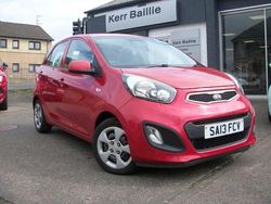 Red Used 2013 Kia Picanto Hatchback | £3,995 (Fair price)