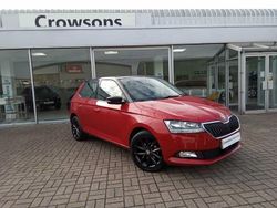 Red metallic Used 2018 Skoda Fabia Colour Edition Hatchback | £8,750 (Fair price)
