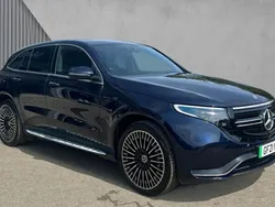 Cavansite blue metallic Used 2021 Mercedes EQC400 AMG Line Premium SUV | £23,480 (Expensive)