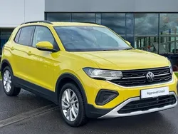 Yellow Used 2025 VW T-Cross Match SUV | £21,994 (Fair price)