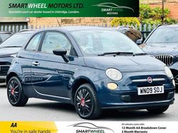 Blue Used 2009 Fiat 500 Pop Hatchback | £1,840 (Super price)