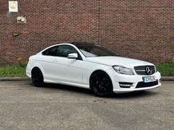 White Used 2015 Mercedes C220 Sport Edition Coupe | £7,695 (Super price)