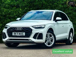 White Used 2021 Audi Q5 S-Line SUV | £30,995 (Good price)