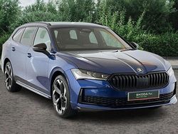 Cobalt blue New 2025 Skoda Superb SportLine Estate | £43,790 (Fair price)