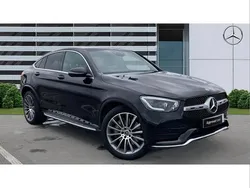 Black Used 2021 Mercedes GLC220 AMG Line Premium Coupe | £26,209 (Fair price)