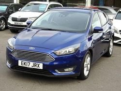 Blue Used 2017 Ford Focus Titanium Hatchback | £8,985 (Good price)