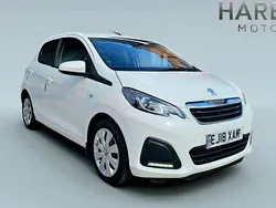 White Used 2018 Peugeot 108 Active Hatchback | £6,995 (Good price)