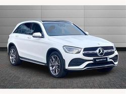 White Used 2021 Mercedes GLC300 AMG Line Premium SUV | £32,650 (Fair price)