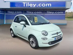 Green Used 2016 Fiat 500 Lounge Hatchback | £6,490 (Fair price)