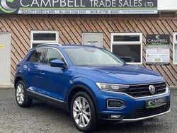 Blue Used 2018 VW T-Roc SEL SUV | £14,450 (A bit pricey)