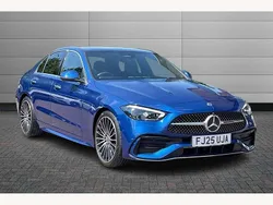Blue Used 2025 Mercedes C200 AMG Line Premium Plus Sedan | £39,795