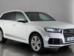 White Used 2017 Audi Q7 S-Line SUV | £21,850 (Good price)