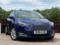 Blue Used 2016 Ford Focus Titanium Hatchback | £7,245 (Good price)