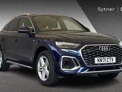 Blue Used 2021 Audi Q5 Sportback S-Line SUV | £32,500 (Fair price)