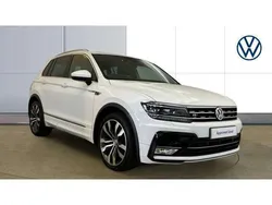 White Used 2017 VW Tiguan R-line SUV | £17,943 (Fair price)