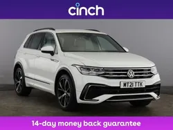 White Used 2021 VW Tiguan R-line SUV | £23,799 (Fair price)