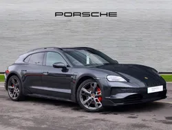 Volcano grey metallic New 2024 Porsche Taycan 4S Cross Turismo Sedan | £89,850 (Expensive)