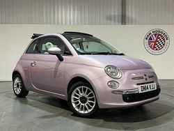 Rosa incantesimo Used 2014 Fiat 500 Lounge Cabriolet | £5,995 (Fair price)