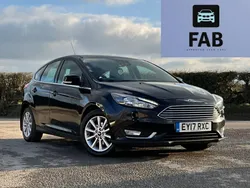 Black Used 2017 Ford Focus Titanium Hatchback | £7,290 (Good price)