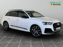 White Used 2022 Audi Q7 Black Edition SUV | £41,795 (Super price)