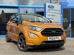 Yellow Used 2019 Ford Ecosport ST-Line SUV | £11,995 (Fair price)