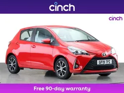 Red Used 2019 Toyota Yaris Hatchback | £11,249 (Fair price)