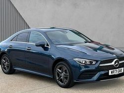 Blue Used 2022 Mercedes CLA250e AMG Line Premium Sedan | £23,795 (Good price)