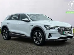 White Used 2020 Audi e-tron Sport SUV | £16,999 (Good price)