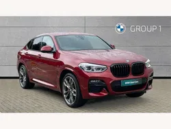 Red Used 2021 BMW X4 M Sport SUV | £39,517 (A bit pricey)