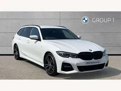 White Used 2022 BMW 320e M Sport Estate | £31,995 (A bit pricey)