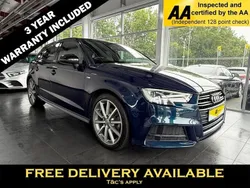 Blue Used 2018 Audi A3 Sportback Black Edition Hatchback | £14,795 (Fair price)