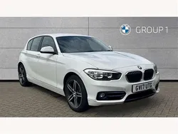 White Used 2017 BMW 118 Sport Line Hatchback | £11,995 (Good price)