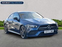 Blue Used 2022 Mercedes CLA200 AMG Line Premium Coupe | £24,899 (Fair price)
