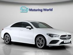 White Used 2021 Mercedes CLA250e AMG line Sedan | £19,800 (Fair price)