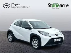 White Used 2025 Toyota Aygo PURE Hatchback | £14,485 (Fair price)