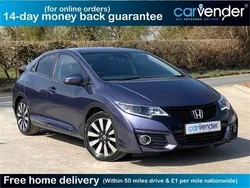 Blue Used 2015 Honda Civic SR Hatchback | £9,952 (A bit pricey)
