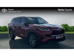 Red Used 2021 Toyota Highlander SUV | £36,126 (Fair price)