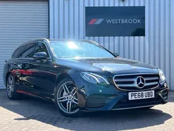Black Used 2018 Mercedes E220 AMG line Estate | £13,500 (Fair price)