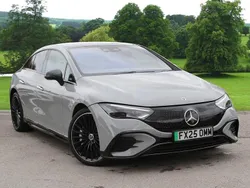 Grey Used 2025 Mercedes EQE350 AMG line Sedan | £54,900 (A bit pricey)