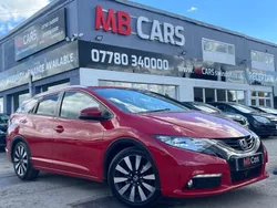 Red Used 2014 Honda Civic SR Estate | £6,990 (Fair price)