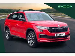 Red Used 2024 Skoda Kodiaq SportLine SUV | £36,295 (Fair price)