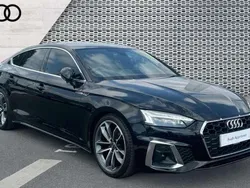 Black Used 2022 Audi A5 Sportback S-Line Hatchback | £29,209 (Fair price)