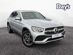 Silver Used 2022 Mercedes GLC300e AMG line Estate | £22,999 (Fair price)